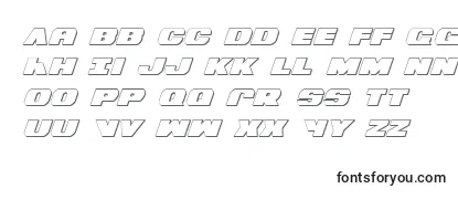 Bummer3DItalic Font