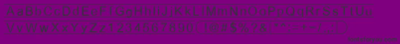 fuente Fibox – Fuentes Negras Sobre Fondo Morado