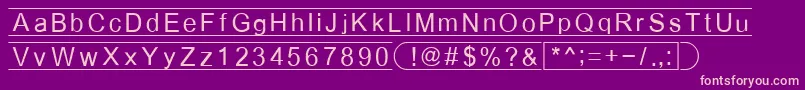Fibox Font – Pink Fonts on Purple Background