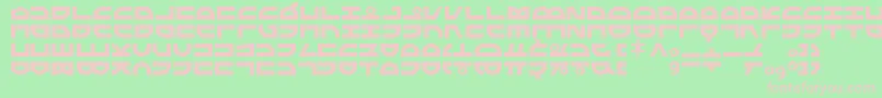 ExtraFontestrial Font – Pink Fonts on Green Background