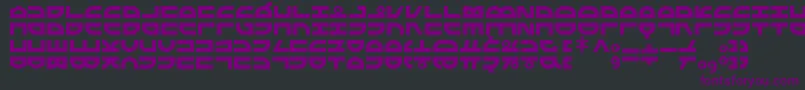 ExtraFontestrial Font – Purple Fonts on Black Background