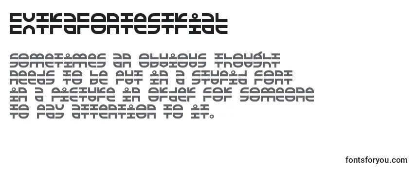 Обзор шрифта ExtraFontestrial