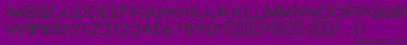 SfNewRepublicSc Font – Black Fonts on Purple Background