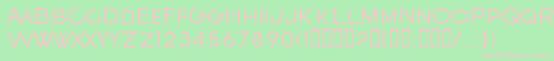 SfNewRepublicSc Font – Pink Fonts on Green Background