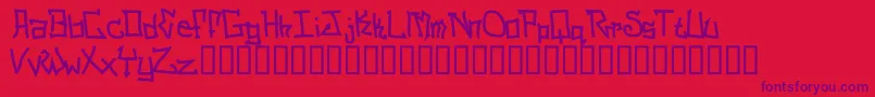 Lisätietoja SchizophreniaG-fontista SchizophreniaG-fontti – violetit fontit punaisella taustalla