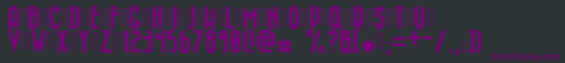 Bazar Font – Purple Fonts on Black Background
