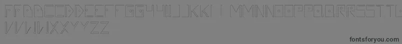 Silvent Font – Black Fonts on Gray Background