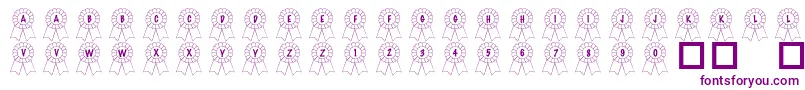 101AwardsWon-Schriftart – Violette Schriften