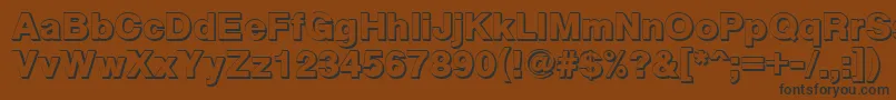 Cyxs Font – Black Fonts on Brown Background