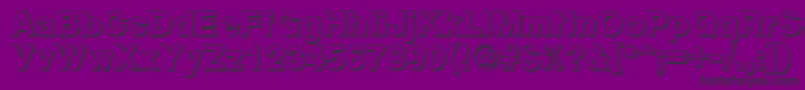 Cyxs Font – Black Fonts on Purple Background