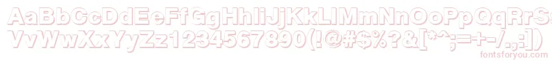 Cyxs Font – Pink Fonts on White Background