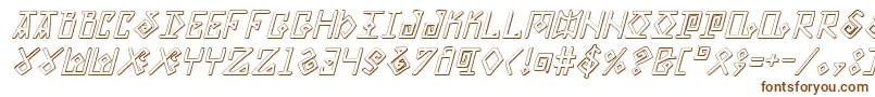 Eldermagicsi Font – Brown Fonts on White Background