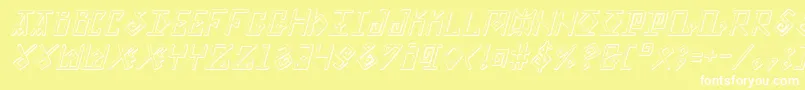 Eldermagicsi Font – White Fonts on Yellow Background