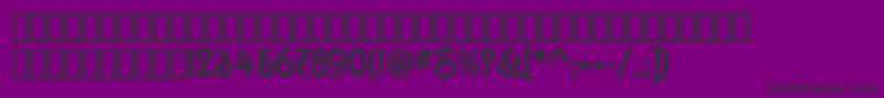 ConstaciaModern Font – Black Fonts on Purple Background