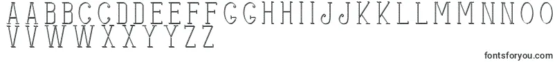 Шрифт Stitchesshadow – чертёжные шрифты