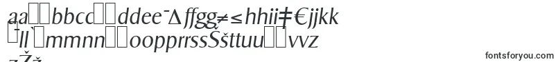 SigvarserialLightItalic Font – Latvian Fonts
