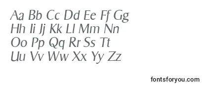 SigvarserialLightItalic Font