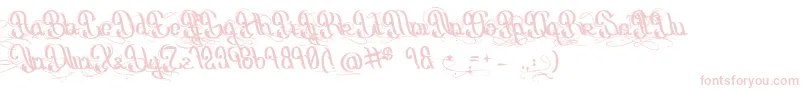 Подробнее о шрифте OrigineDuMonde Шрифт OrigineDuMonde – розовые шрифты