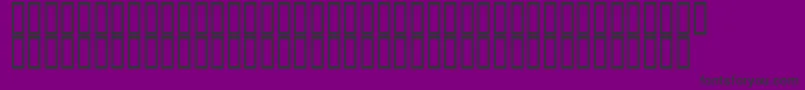 Czcionka SteinbergChordSymbols – czarne czcionki na fioletowym tle