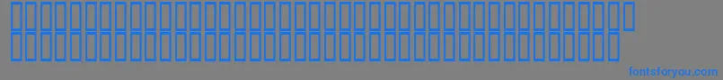 SteinbergChordSymbols Font – Blue Fonts on Gray Background