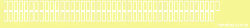SteinbergChordSymbols Font – White Fonts on Yellow Background
