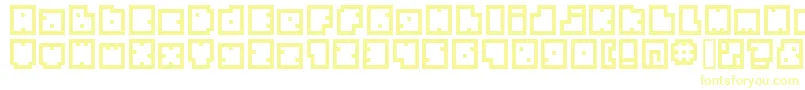 More about BmBiscuitA9 Font BmBiscuitA9 Font – Yellow Fonts on White Background