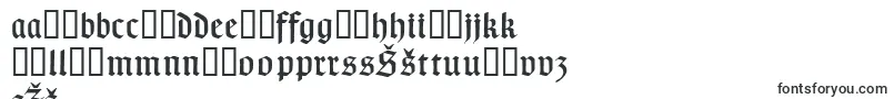 Шрифт Typographergotischaunz1 – латышские шрифты