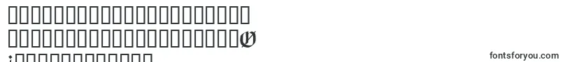 Czcionka Typographergotischaunz1 – czcionki sindhi