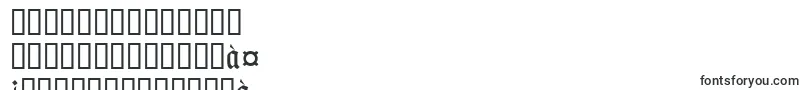 Typographergotischaunz1-Schriftart – nepalesische Schriften