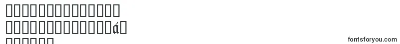 フォントTypographergotischaunz1 – ビルマ語の文字