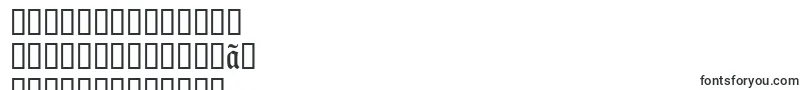 Typographergotischaunz1-Schriftart – koreanische Schriften
