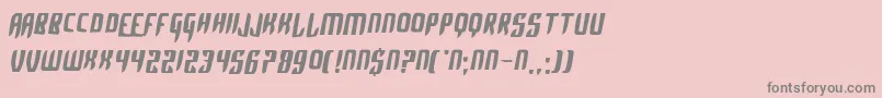 AlphaSapphire Font – Gray Fonts on Pink Background