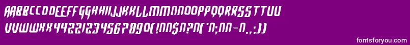 AlphaSapphire Font – White Fonts on Purple Background