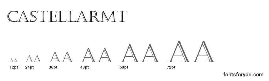 CastellarMt Font Sizes