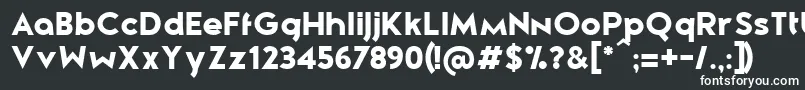 ZeroneroBlack Font – White Fonts on Black Background
