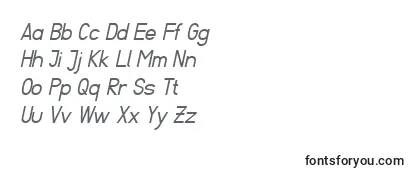 FibelSuedItalic Font