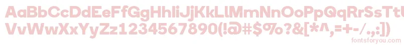 BoingRegular Font – Pink Fonts on White Background