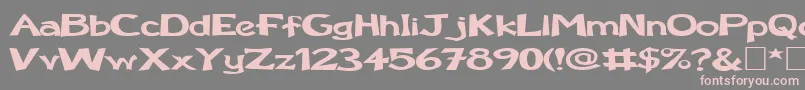 More about FzBasic12Ex Font FzBasic12Ex Font – Pink Fonts on Gray Background
