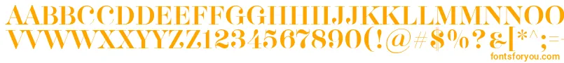 Шрифт Akerbryggedisplay – оранжевые шрифты