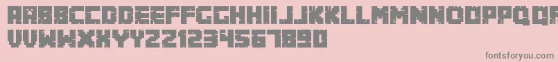 Lisätietoja Minecrafter.Alt-fontista Minecrafter.Alt-fontti – harmaat kirjasimet vaaleanpunaisella taustalla