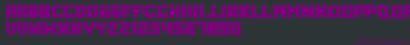 Minecrafter.Alt Font – Purple Fonts on Black Background