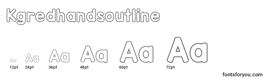 Kgredhandsoutline Font Sizes