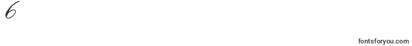 Jandaaslongasyouloveme Font – Fonts for Digit 6