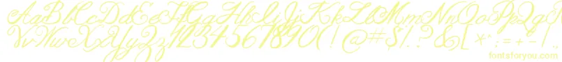 Jandaaslongasyouloveme Font – Yellow Fonts