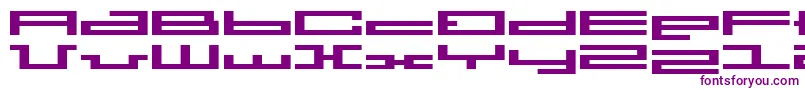 Bmpress Font – Purple Fonts on White Background