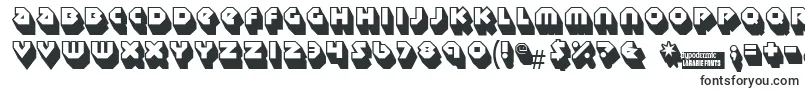 Шрифт Sudburybasin3D – тяжелые шрифты