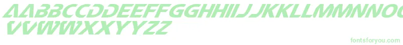 CftechnomaniaSlanted-Schriftart – Grüne Schriften