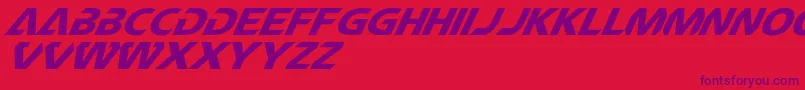 More about CftechnomaniaSlanted Font CftechnomaniaSlanted Font – Purple Fonts on Red Background