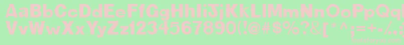 Cactusssk Font – Pink Fonts on Green Background