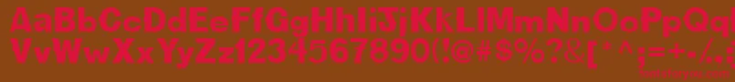 Cactusssk Font – Red Fonts on Brown Background